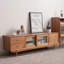 Meuble télé en bois de cerisier de style rondin de 220 cm-535286947