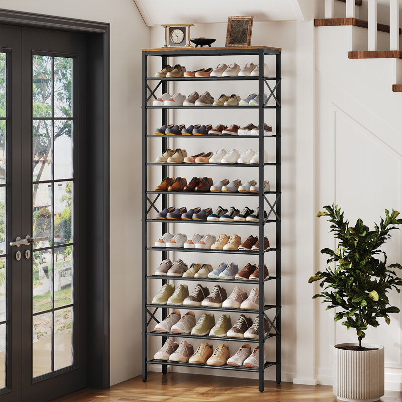 Étagère à chaussures à 12 niveaux, rangement pour chaussures de grande capacité pouvant contenir 48 paires