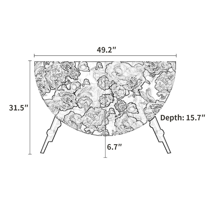 Armoire de rangement Design sens demi-cercle