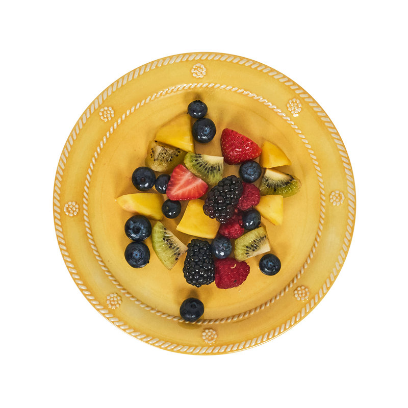 Berry & Thread Melamine Dessert/Salad Plate, Sunshine