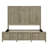 Aason California King Panel Bed, Dresser & Mirror