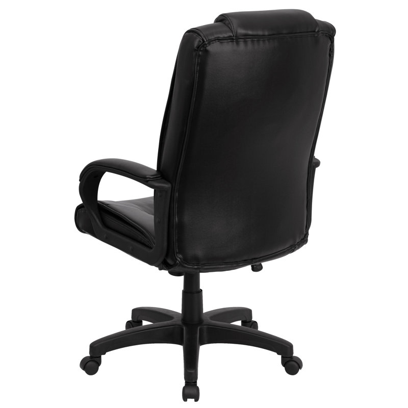 Black LeatherSoft High Back Ergonomic Executive Swivel Chair