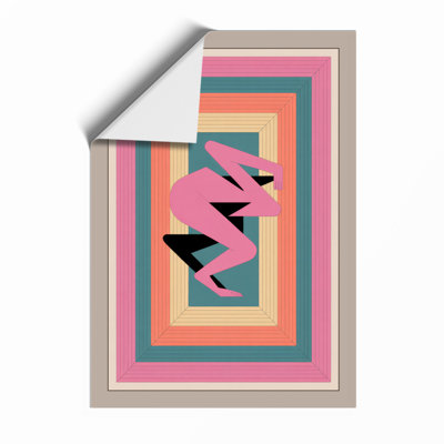 Nested Frames Geometric - Framed Print