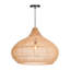 Luminaire suspendu en rotin naturel 1 lumière-108876057