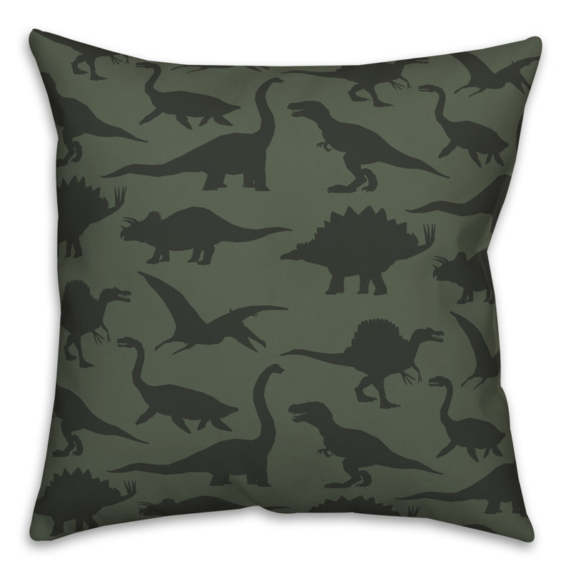 Throw Pillow, Green/Green
