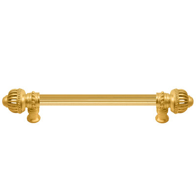Cricket Cage with 5/8 reeded center long pull large finial