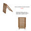 Folding Bamboo Luggage Rack