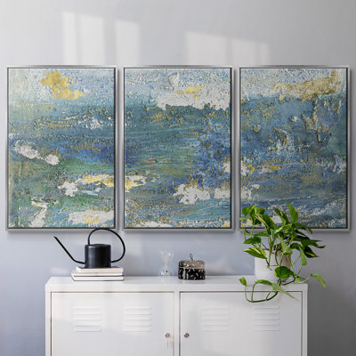 Sparkling Sea I - Toile encadrée multi-pièces