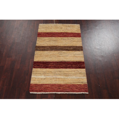 Nahri One-of-a-Kind 2'11" X 5'0" Wool Area Rug in Beige