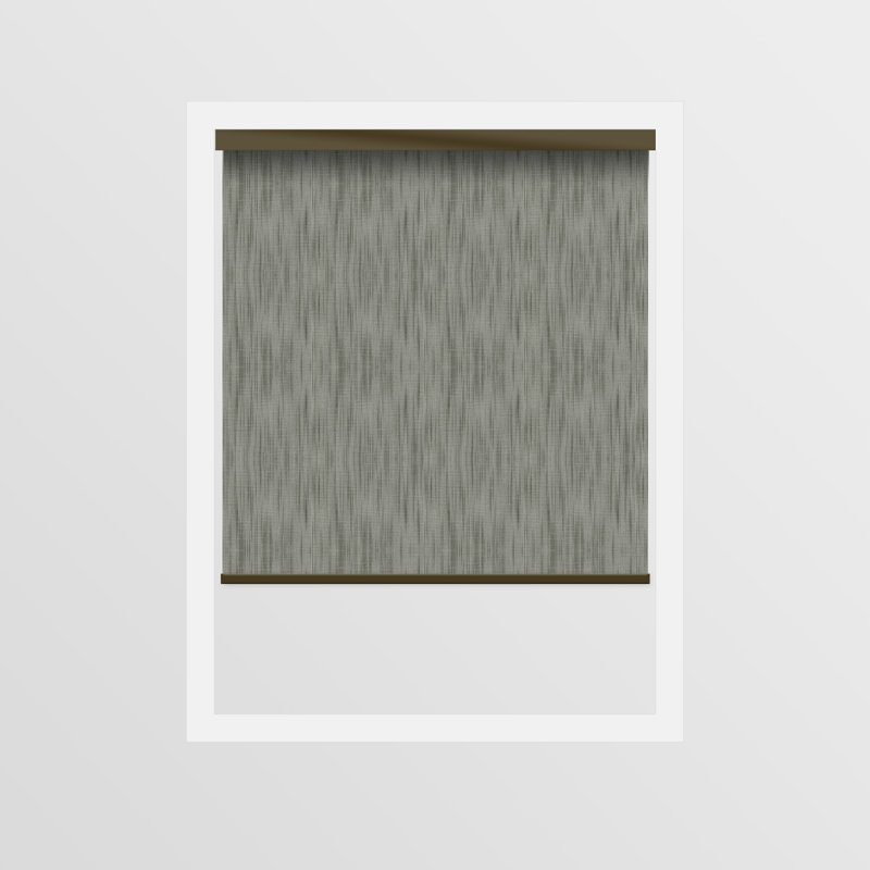 Rideau roulant diaphane brun foncé, Brun, 39" W x 72" L