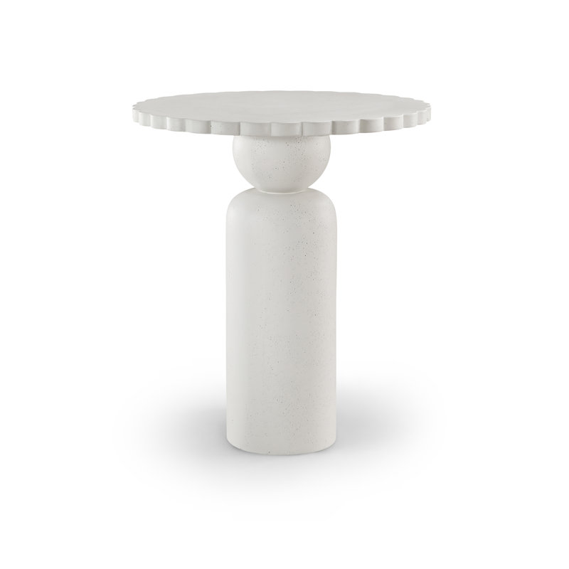 Table de bar Petalia Breesha, Crème, 42" Bar Height Table