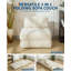 Canapé-lit pliant 3-en-1, canapé-lit convertible avec coussin et support pour le dos, salon compact, sans assemblage requis pour le salon, la chambre à coucher, la chambre d'amis, simple-2066070715