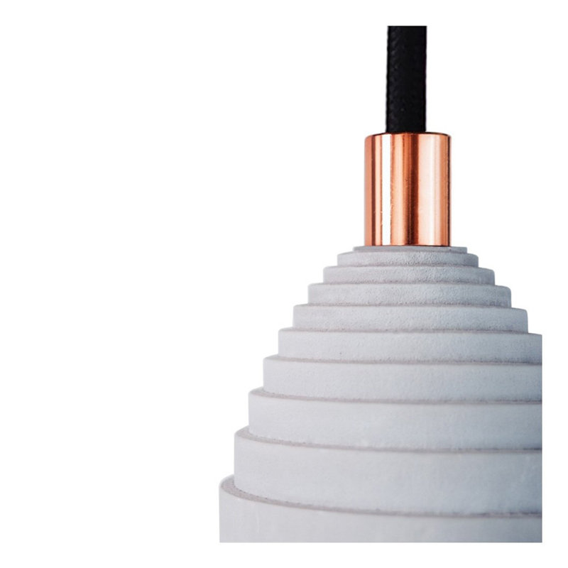 Rolen 3 - Light Cluster Bell Pendant, Black/Copper
