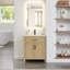 Meuble-lavabo simple autoportant 30 po avec plateau en marbre Beckett-127222802-61870903-61870899