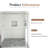 56-60 " W x 72" H Double Sliding Shower Door With Explosion Proof Film-116650942