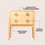 Corbin l 30 po x P 18 po x H 33 po Base de meuble-lavabo autoportant moderne à 1 tiroir seulement (lavabo non inclus), chêne-120328033