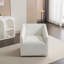 Fauteuil demi-tonneau moderne pivotant à 360 °-357066860