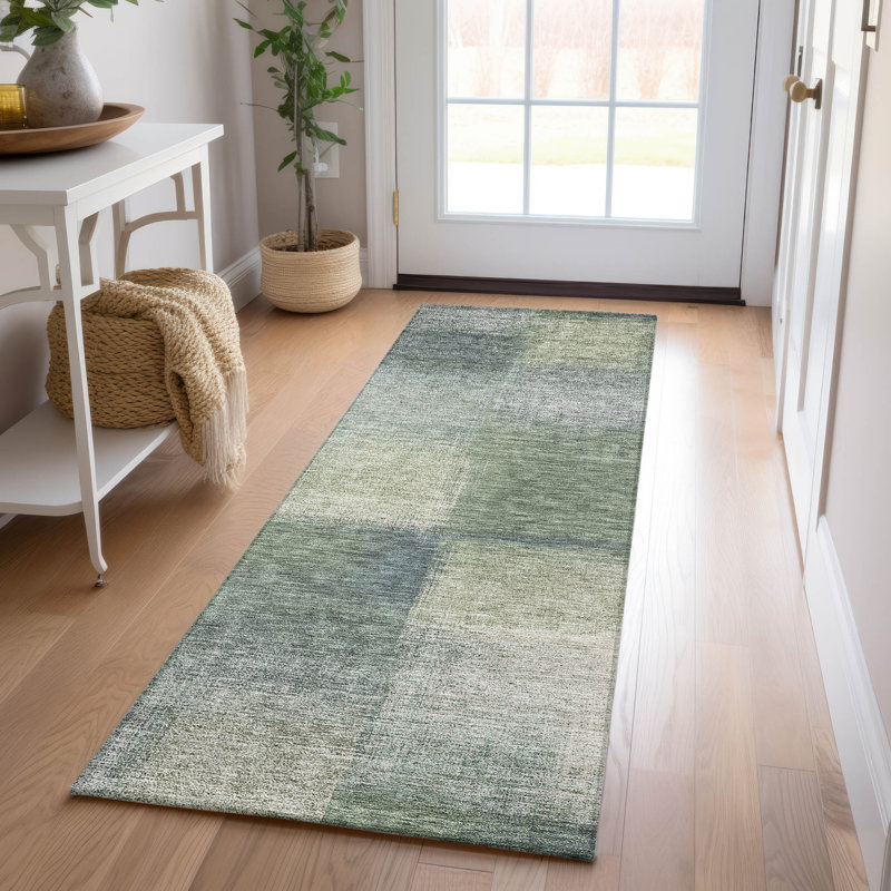 Tapis d'intérieur antidérapant Neysa Domi, Tapis de couloir 2 pi 3 po x 7 pi 6 po