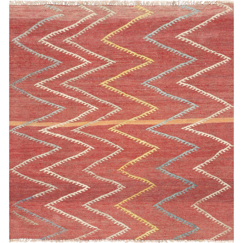 Square One-of-a-Kind 3'6" X 3'7" Area Rug