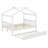 Wooden House Bed With Trundle-239448646