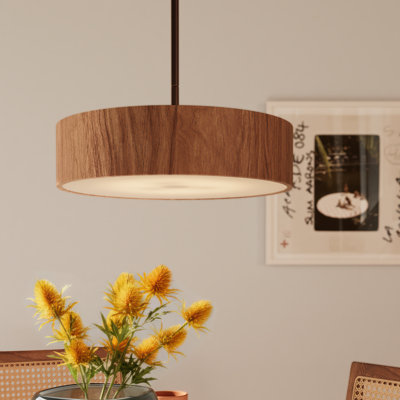Luminaire suspendu tambour 3 lumières Faris