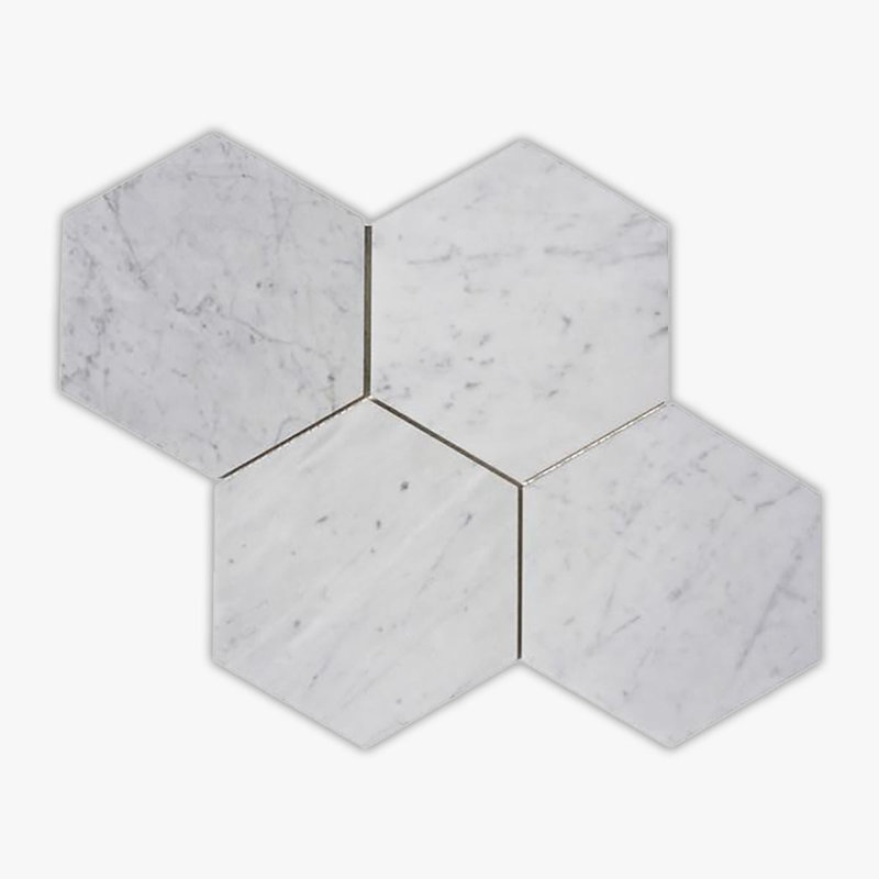 Carrara Polished 12" x 15" Marble Wall & Floor Tile