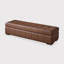 Repose-pieds de luxe rectangulaire en bois massif avec rangement-1052850058