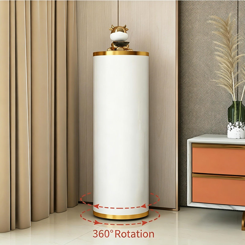 7-tier Metal Rotating Shoe Rack Tower 360 Entryway Organizer for Entryway Living Room Hallway