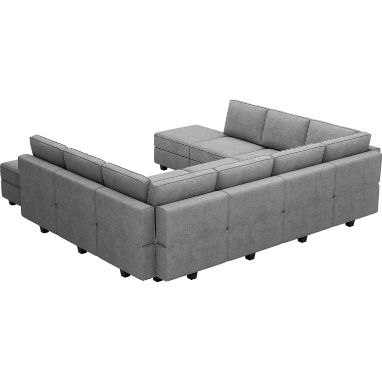 Jobyna 12 - Piece Upholstered Reclining Sectional