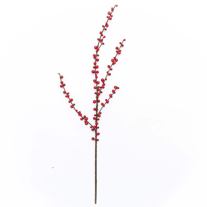 Branche artificielle 29 po, Rouge