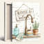 Ensemble de 1 tableau sur toile rustique de style ferme-129116210-129116213