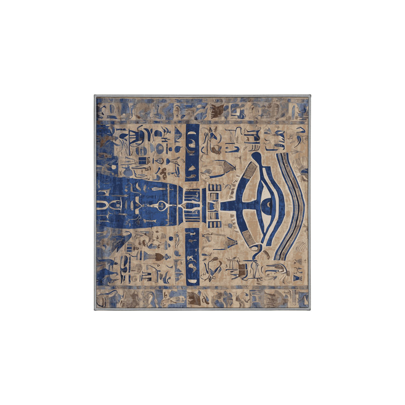 Tapis gris soyeux et moelleux, Carré 8 pi