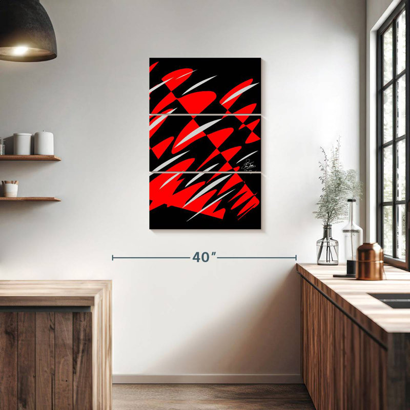 Avery Reflections Red, 38" H x 24" W