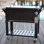 Glacière Permasteel avec séparateur, capacité de 80 pte spacieuse, frissons 36 heures, plateau de service, glacière à roulettes pour le divertissement intérieur et extérieur, noir