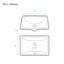 Plaisir 22" Ceramic Undermount Bathroom Sink In Matte Black