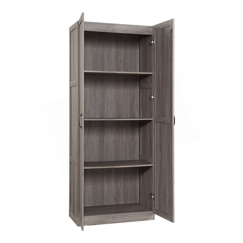 Armoire de rangement avec 4 tablettes réglables