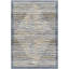 Tapis rectangulaire bleu / brun clair en polyester tissé à la machine Cotswold-88077854