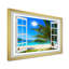 « Window Open to Beach with Palm » - impression d'art mural avec plage, impression sur toile avec plage et palmier-1617894509-1687478045-1687478246