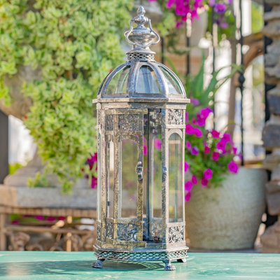 21in. Tall Monte Carlo Iron/Glass Terrarium