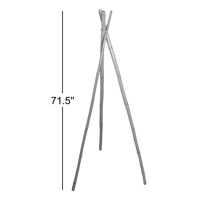 3pc Set Carignan Bamboo Pole, Red