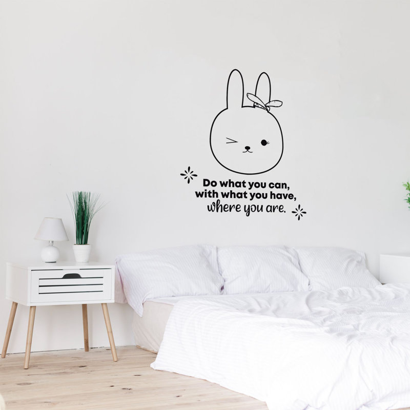Text & Numbers Wall Decal, 10" H x 10" W x 0.05" D