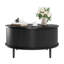 Table basse ronde avec rangement, table centrale à plateau relevable de 31,5 po-1935252479