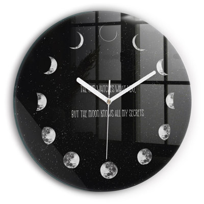 Glass Wall Clock