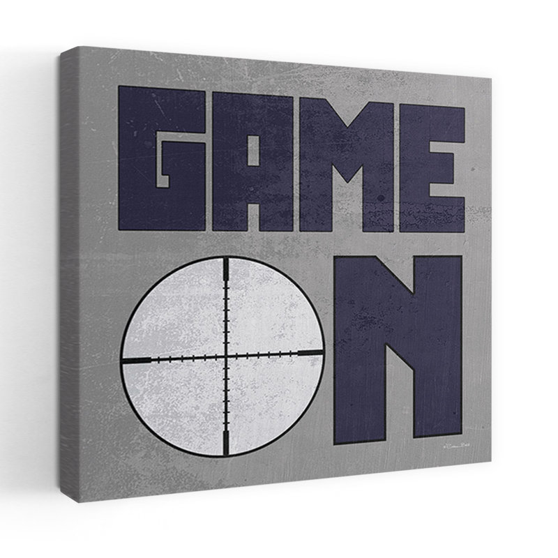«Game On 2», art contemporain abstrait, H 24 po x l 24 po