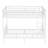 Metal Full XL Over Full XL Bunk Bed for Teens and Adults, Space-Saving, Noise-Reduced, No Box Spring Needed