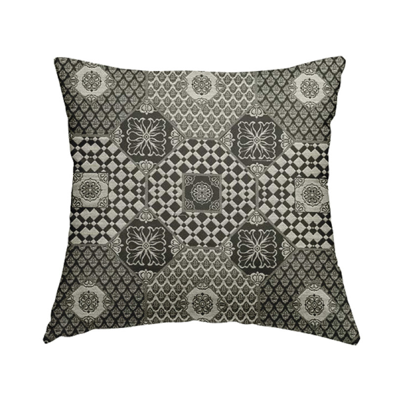 Mobley Patchwork Square Cushion, 55 x 55 cm