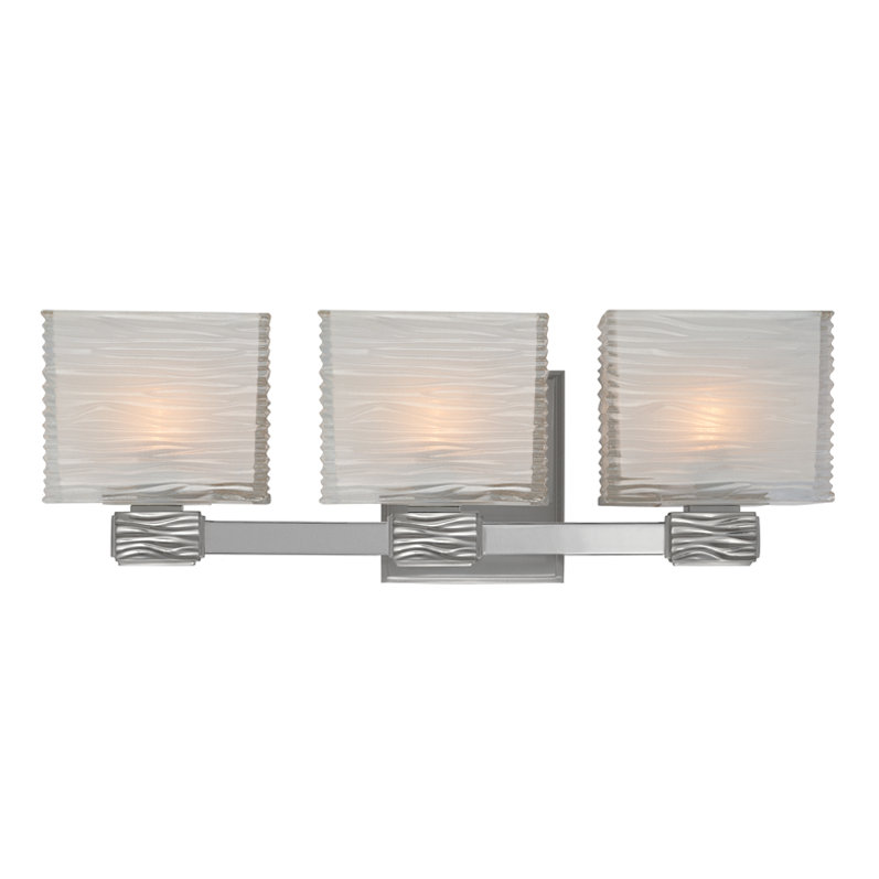 Hartsdale 3 - Light Vanity Light, Satin Nickel