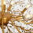 12-Light Dimmable Flower Crystal Chandelier