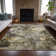 Machine Washable Indoor/Outdoor Xhevrie Pewter Rug