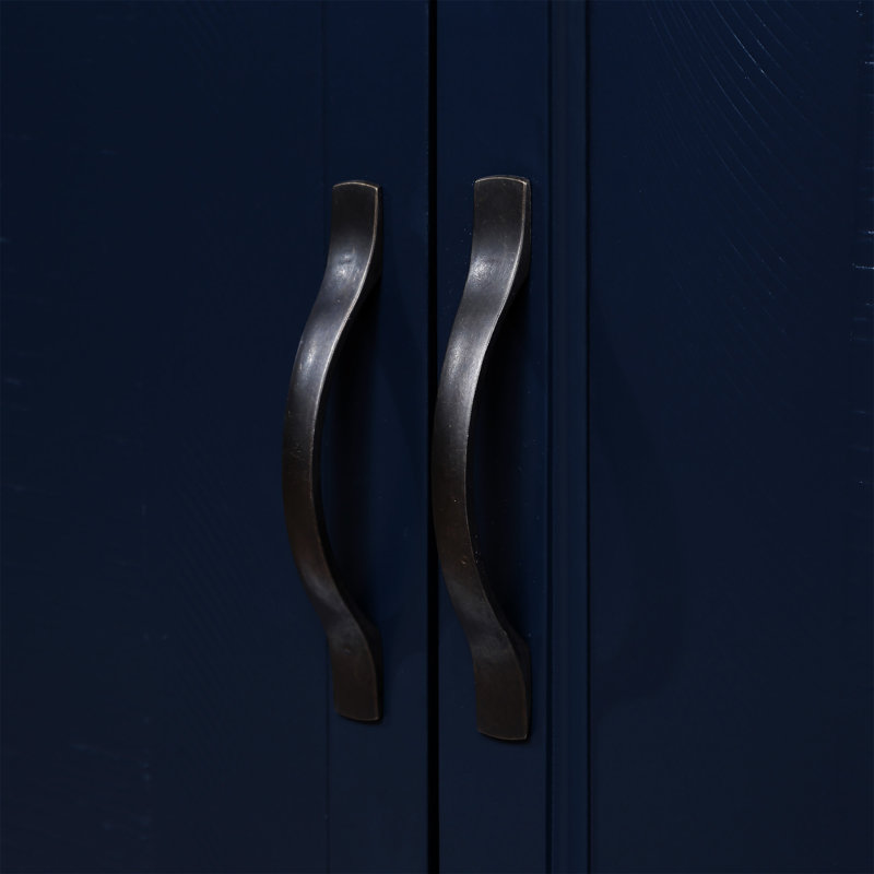 Alimah Sideboard, Navy Blue/Brown